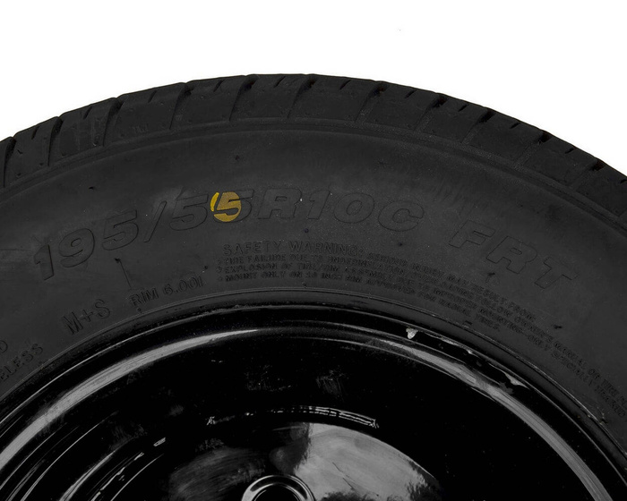Ενισχυμένος τροχός για τρέιλερ LINGLONG TIRE 195/55 R10C 98/96N UNITRAILER RIM μαύρο 6Jx10" H2 5x112 ET:-4