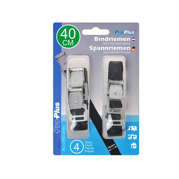 Σετ τεσσάρων ιμάντων στήριξης ποδηλάτου ProPlus 321285, μήκους 40cm