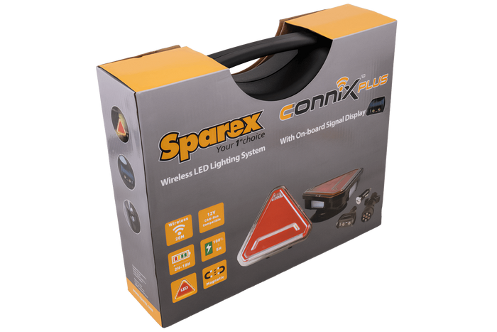 SPAREX CONNIX PLUS S.162710 πίσω φώτα LED 6 λειτουργιών αριστερά+δεξιά, ασύρματο, μαγνητικό