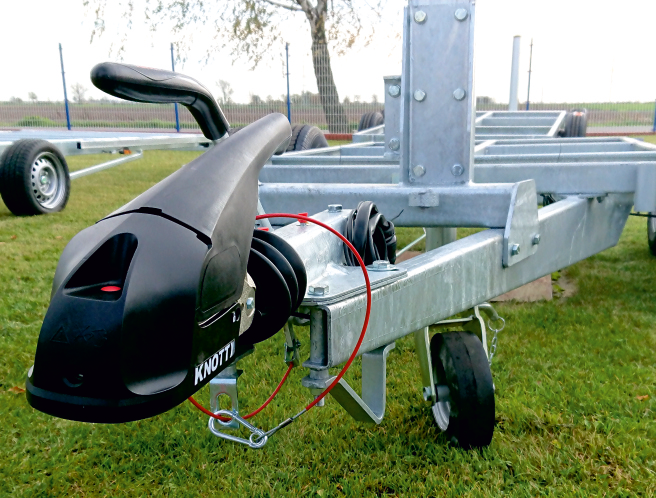 KNOTT KS30 σφαίρα κοτσαδόρου με σταθεροποιητή για ρυμουλκούμενο 3000kg με σωληνοειδές ράβδο έλξης 35-50mm