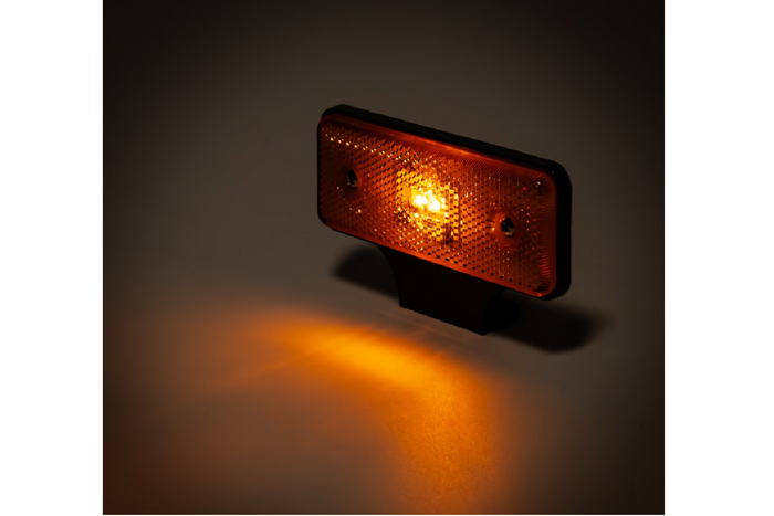 Φανός σήμανσης LED KAMAR L1035-B, πορτοκαλί, γενικής χρήσης, με βάση