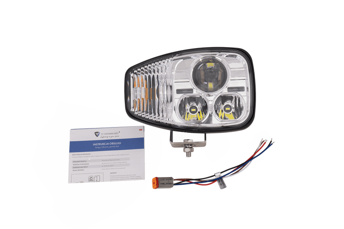 TT Technology TT.16610-P Εμπρόσθιο φως LED 3 λειτουργιών 21xLED 4450lm δεξιά για JCB/Cat/Manitou/Volvo/Terex