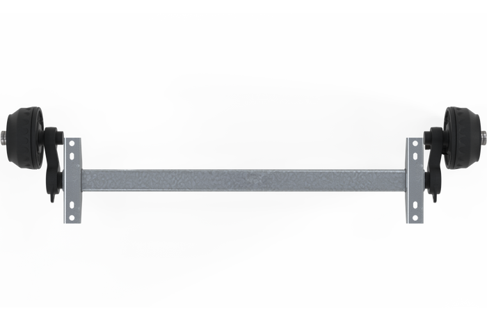 KNOTT VGB15M/MV άξονας φρένων για ρυμουλκούμενο / ρυμουλκούμενο 1500kg 1300mm 1770mm 5x112