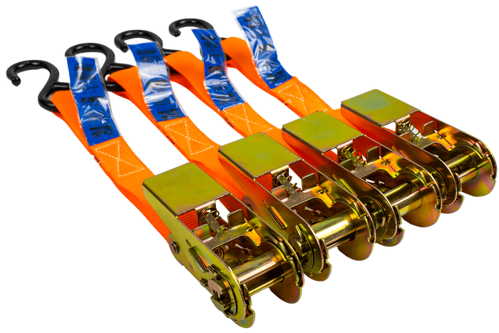 Σετ τεσσάρων ιμάντων μεταφοράς με εντατήρα UNITRAILER 4m/25mm/0,68t