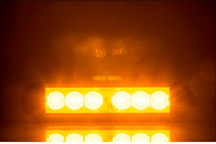 Προειδοποιητική λάμπα LED HORPOL LDO 2780, πορτοκαλί φως που αναβοσβήνει