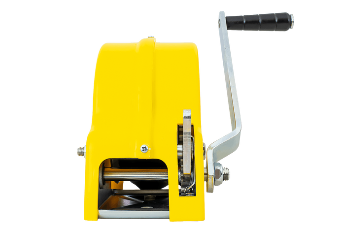 Βαρούλκο 450 KG με ζώνη KNOTT, κίτρινο περίβλημα