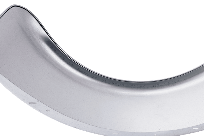 Σετ δύο λασπωτήρες για ρυμουλκούμενο DE HAAN HR 2480 15-16", θόλοι τροχών 800/240 mm