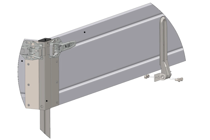 Πλευρικά μέρη αλουμινίου H-300 OUTLET BIS για ρυμουλκούμενα CARPLATFORM 6021 και UNIPLAT 600/3