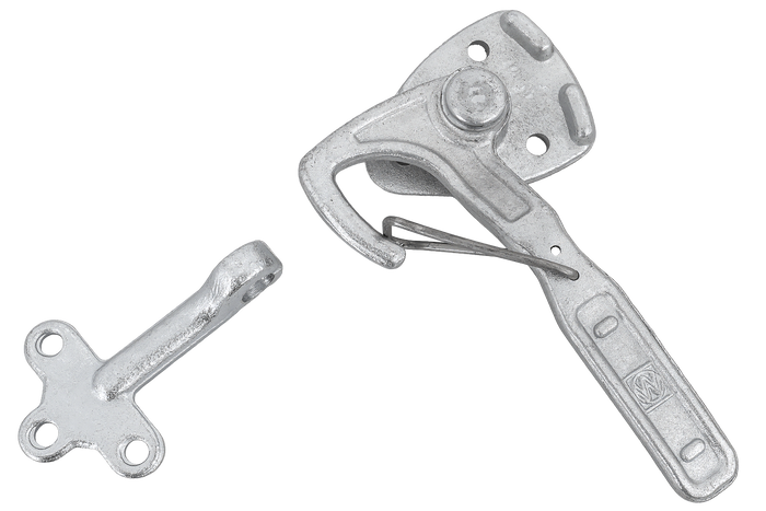 Αριστερό πλευρικό κοτσαδόρο με κούμπωμα WINTERHOFF WV 10-L + WVG 10-A, πλήρες κλείσιμο πλευράς ρυμούλκησης