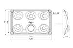 HORPOL LWD2156/CZ LED 900lm μαύρο εσωτερικό φωτιστικό αυτοκινήτου με αισθητήρα κίνησης