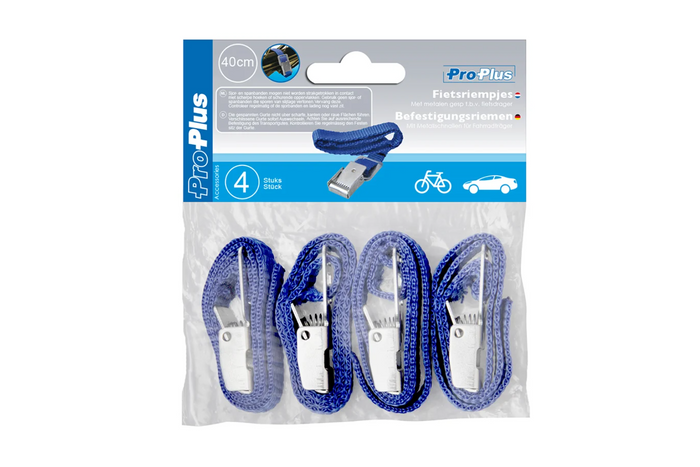 Σετ τεσσάρων ιμάντων στήριξης ποδηλάτου ProPlus 330285, μήκους 30cm
