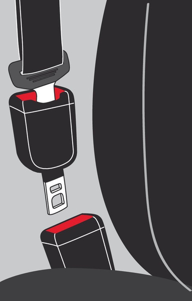 Πόρπη ζώνης ασφαλείας ZITTO-2 7 cm