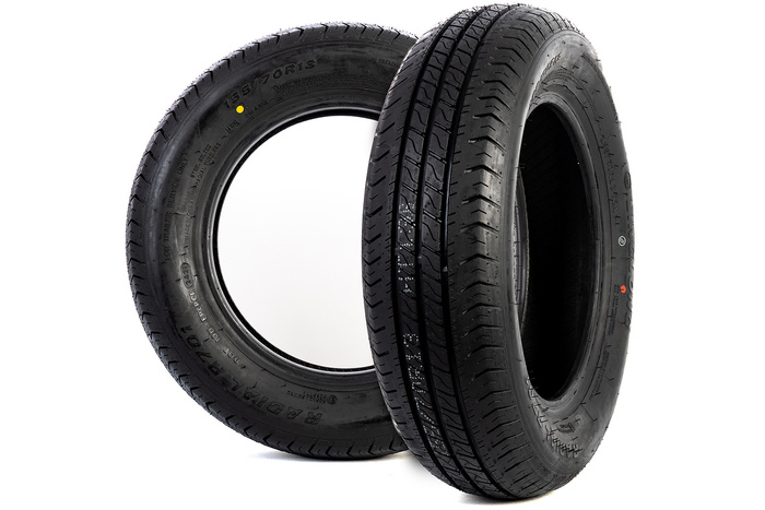 Σετ δύο ελαστικών για το τρέιλερ LINGLONG R701 155/70 R13 75N