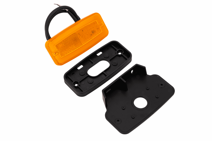 Φανός σήμανσης LED HORPOL LD 2765, πορτοκαλί, γενικής χρήσης, με βάση