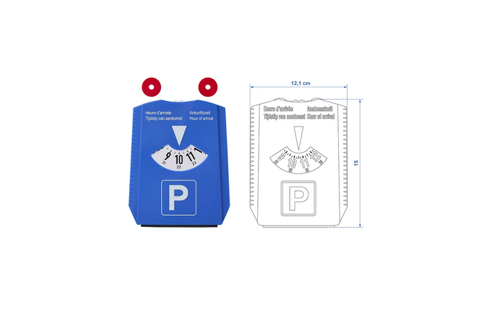 Δίσκος στάθμευσης ProPlus 630518 σε 4 γλώσσες με ξύστρα