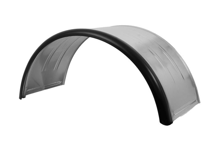 Διπλό φτερό για τρέιλερ 15-16" DOMAR DK7115, μεταλλικό θόλο τροχού 880/400mm με λαστιχένια άκρη