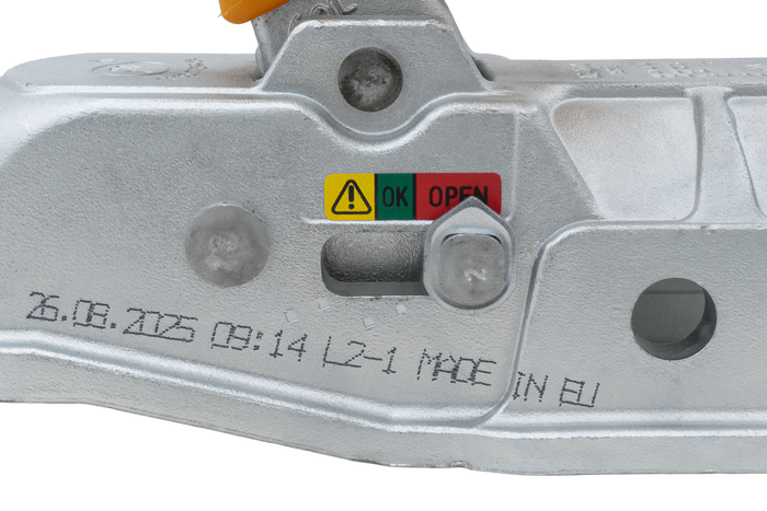 Ρυμουλκούμενο STEELPRESS BC-3500E-00-02+SD με μπάρα ρυμούλκησης από χυτοσίδηρο 60,5 mm