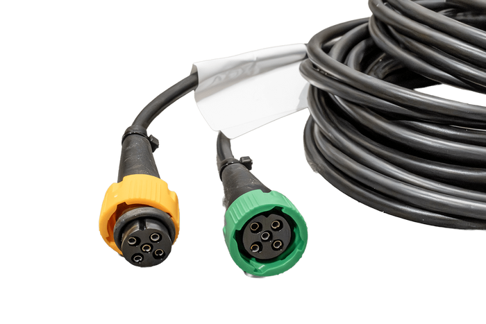 PLUG MANTES ηλεκτρική εγκατάσταση καλωδίωση ρυμούλκησης 5 m 13 ακροδεκτών μπαγιονέτες 2x 5 ακροδεκτών