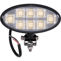 Λάμπα εργασίας LED ανακλαστήρας TT TECHNOLOGY BLACK TT.13417 160xLED 8900lm οβάλ