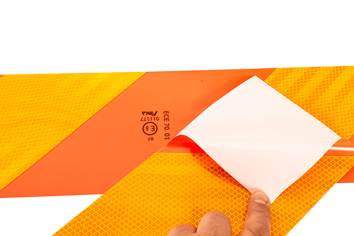 Ανακλαστικά αυτοκόλλητα κοντά HILLS πινακίδες σήμανσης βαρέων οχημάτων 565x132mm αριστερά+δεξιά