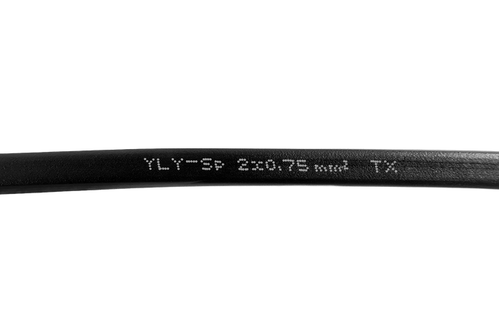 TEXSIM YLY-Sp 2x0.75 ηλεκτρικό καλώδιο δύο πυρήνων - 1m