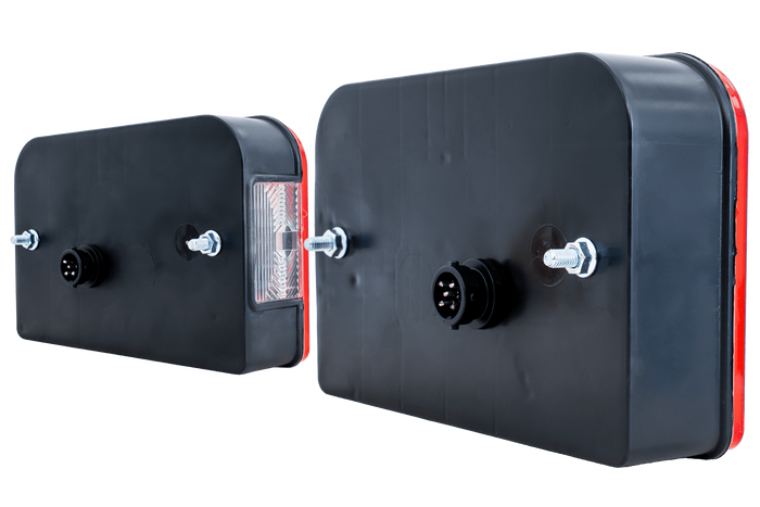 Πίσω φώτα DOBPLAST DPT35 + καλωδίωση MANTES 4m 13pin