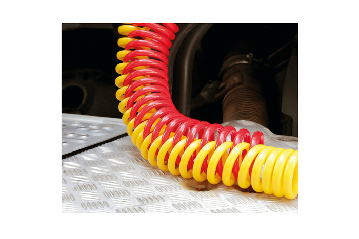 LAMPA Truck-Tights σπιράλ κάλυμμα καλωδίου 97173 εύκαμπτο μανίκι μαύρο 220cm διάμετρος 11cm