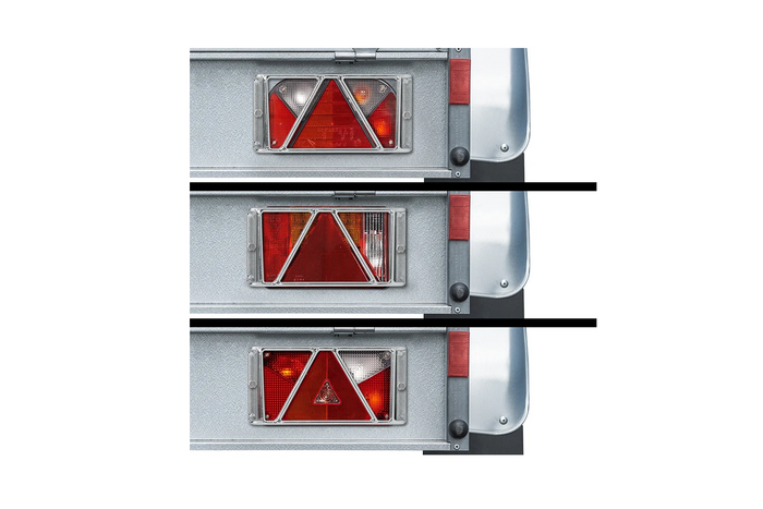 Προστατευτική μάσκα πίσω φώτων ρυμουλκούμενου ProPlus, κάλυμμα πίσω φώτων 238x132x58mm