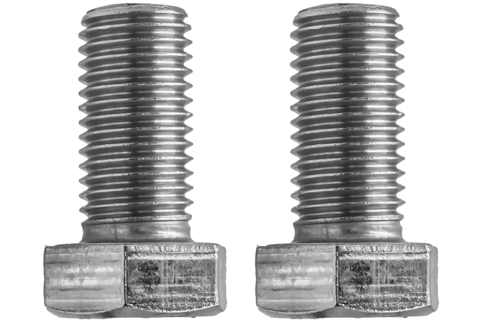 Μπουλόνια και παξιμάδια για την τοποθέτηση του τροχού στήριξης DROMET M10x25, σετ: 2x βίδες και 2x παξιμάδια