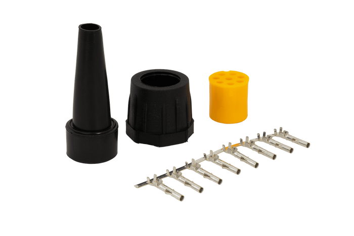 MANTES 8-PIN κίτρινη υποδοχή μπαγιονέτ, αριστερά