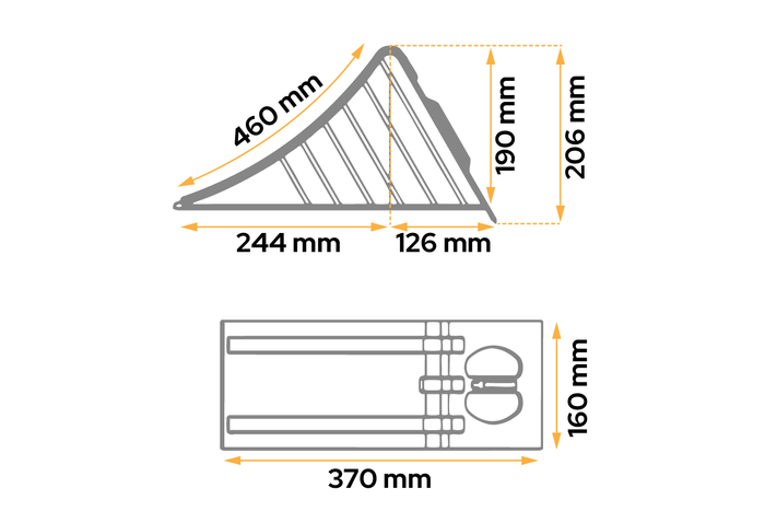 Τσοκ τροχού AL-KO H: 206mm UK46 μεταλλικό