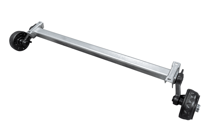 KNOTT VGB13 φρένος άξονας για ρυμουλκούμενο / ρυμουλκούμενο 1350kg 1500mm 1950mm 4x100