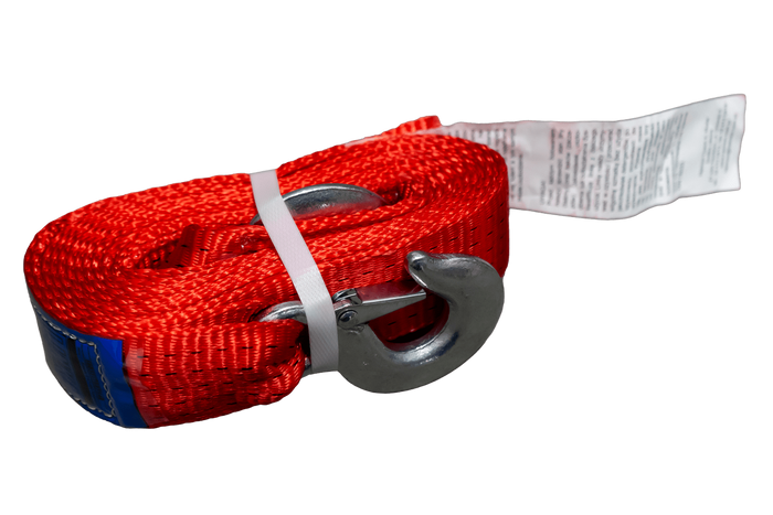 Σχοινί ρυμούλκησης OUTLET με γάντζους Ιμάντας ρυμούλκησης UNITRAILER 4,5m/50mm/5t πορτοκαλί