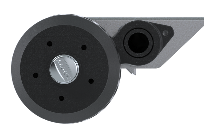 KNOTT VGB15M/MV άξονας φρένων για ρυμουλκούμενο / ρυμουλκούμενο 1500kg 1450mm 1950mm 5x112