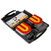 OUTLET SPAREX CONNIX S.130977 Πίσω φώτα LED 4 λειτουργίες αριστερά + δεξιά, ασύρματα, μαγνητικά