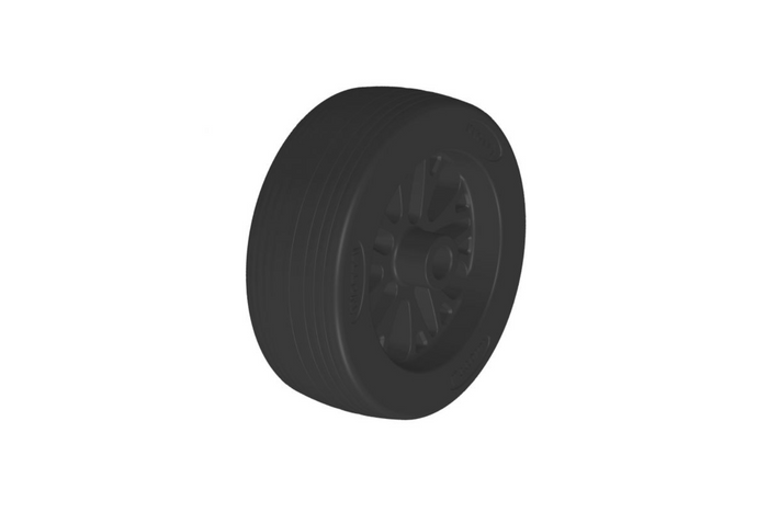 Εφεδρικός τροχός για τον τροχό jockey KNOTT 6D7691.002, πλαστικός, 210x75mm