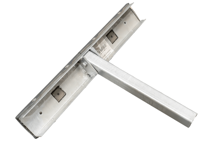 OUTLET UNITRAILER επίπεδη πλευρική στήριξη, μήκος 59cm, ύψος 40cm, για τρέιλερ σκάφους, ΓΚΡΙ