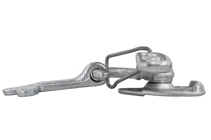 Αριστερό πλευρικό κοτσαδόρο με κούμπωμα WINTERHOFF WV 10-L + WVG 10-A, πλήρες κλείσιμο πλευράς ρυμούλκησης