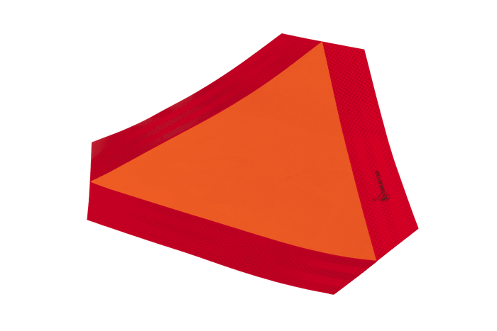 Ανακλαστικό αυτοκόλλητο HERMON, προειδοποιητικό τρίγωνο αργής κίνησης, 300x120mm