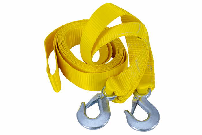 Σχοινί ρυμούλκησης με γάντζους Ιμάντας ρυμούλκησης UNITRAILER 5m/50mm/4t κίτρινο