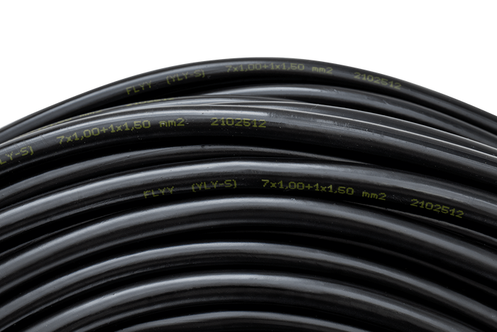 Ηλεκτρικό καλώδιο HYBSZ YLY-S 7x1+1x1.5 οκταπύρηνο - 1m