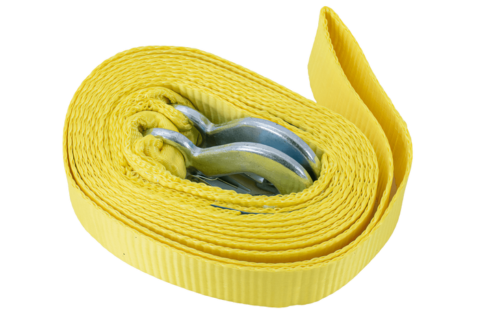 Σχοινί ρυμούλκησης με γάντζους Ιμάντας ρυμούλκησης UNITRAILER 5m/50mm/4t κίτρινο