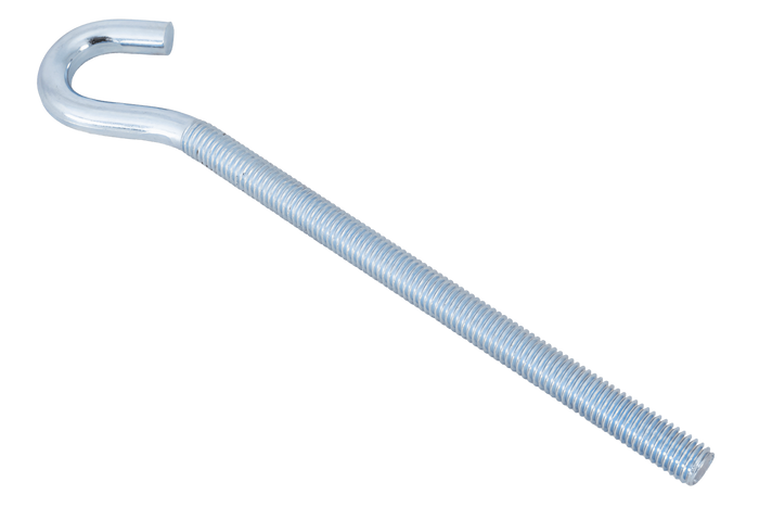 Γάντζος κατασκευής DROMET HZ M8x160 με ανοιχτό άκρο (λυγισμένο)