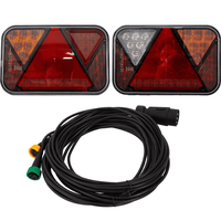 Πίσω φώτα FRISTOM FT-270 LED CANBUS + πλεξούδα MANTES 7m 7-PIN