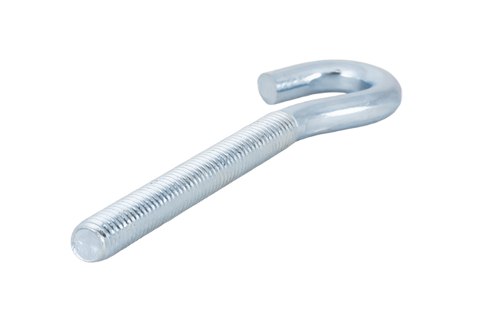 Γάντζος κατασκευής DROMET HZ M6x80 με ανοιχτό άκρο (λυγισμένο)