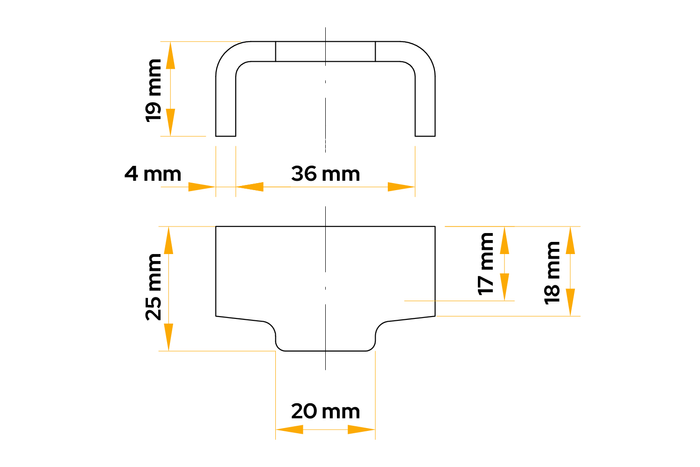 Βάση πλευρικού κοτσαδόρου WINTERHOFF BVG 90-A για πλευρικό κοτσαδόρο ρυμουλκούμενου