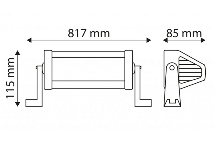 Ανακλαστήρας λάμπας εργασίας LED TT TECHNOLOGY TT.28300 100xLED 22500lm