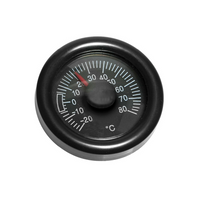 Εσωτερικό αναλογικό θερμόμετρο LAMPA 72710 αυτοκόλλητο διαμέτρου 48mm