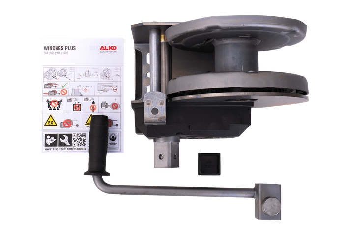 Βαρούλκο, βαρούλκο χειρός για ρυμουλκούμενο φορτηγό AL-KO 1150 kg με φρένο και αυτόματο ξετύλιγμα