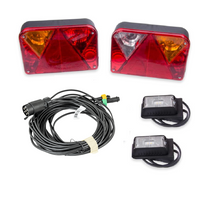 Σετ φώτων: πίσω φώτα DOBPLAST + πλαϊνά φώτα LED DOBPLAST + 7-PIN ζώνη MANTES